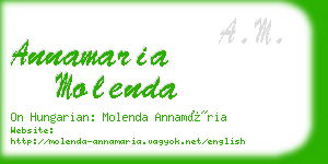 annamaria molenda business card